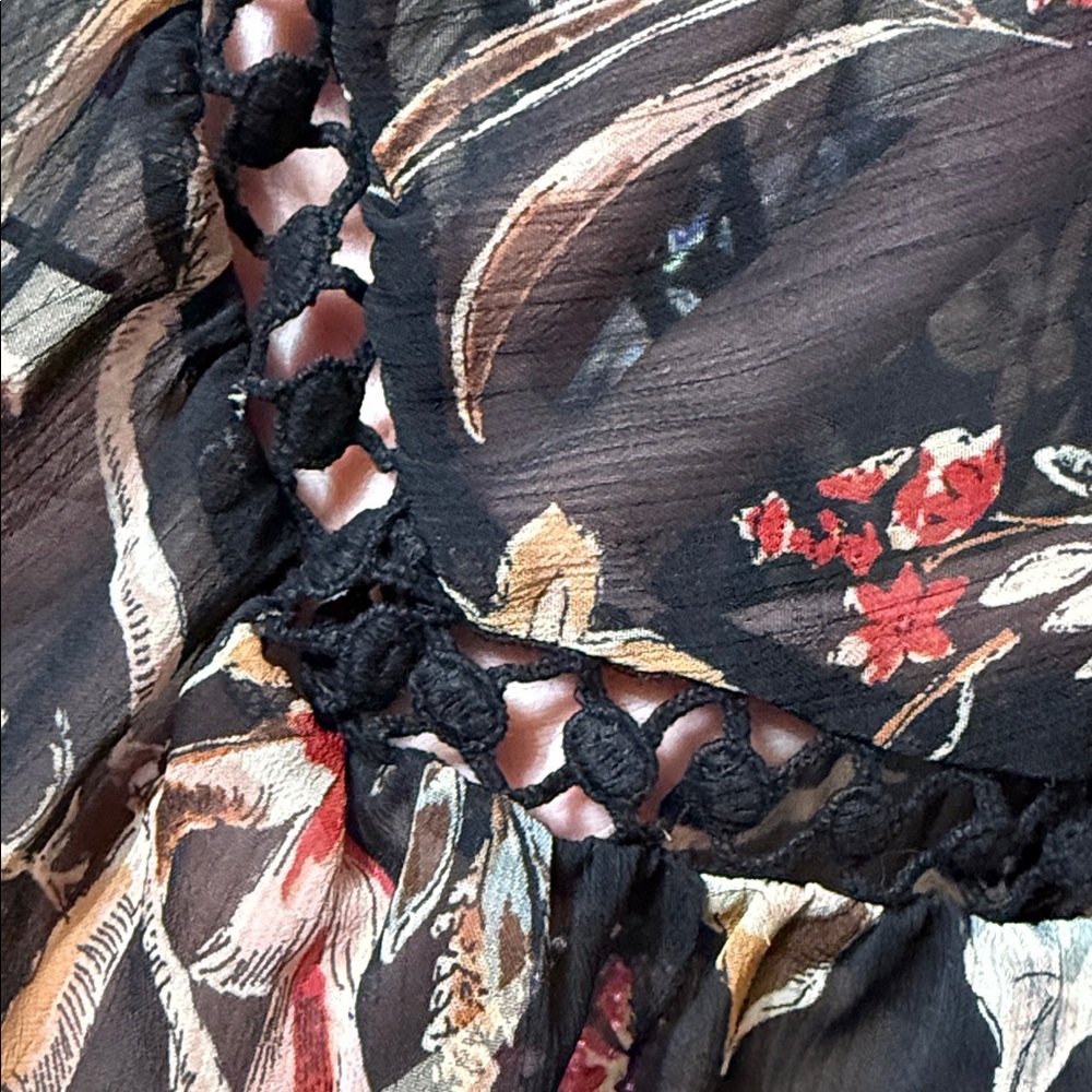 Maeve Multicolor Floral Blouse - Picture 9 of 9